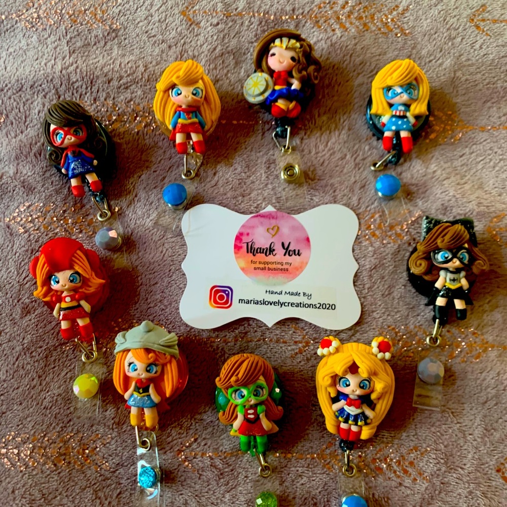 Badge reels( Please read description)